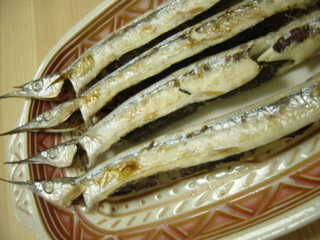 サヨリの塩焼き ｆｕｋｕｏｋａ 魚ｋｅｒ