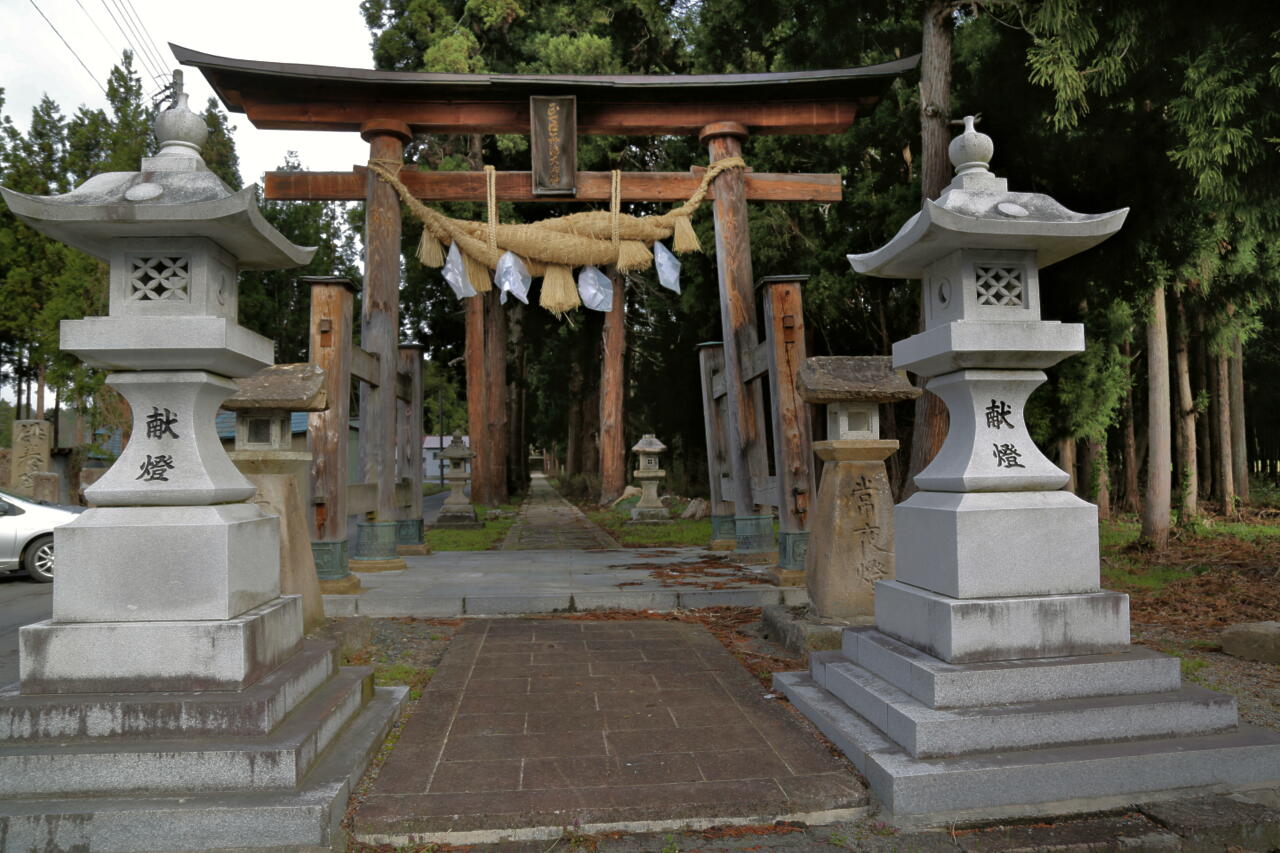 山形県 川西町 上小松 諏訪神社 心象 ふるさとの神社