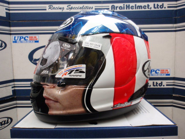Arai アライ rx-7x HAYDEN ニッキーヘイデン限定 アライヘルメット「RX-7X ヘイデン・リセット」発表！ 伝説の