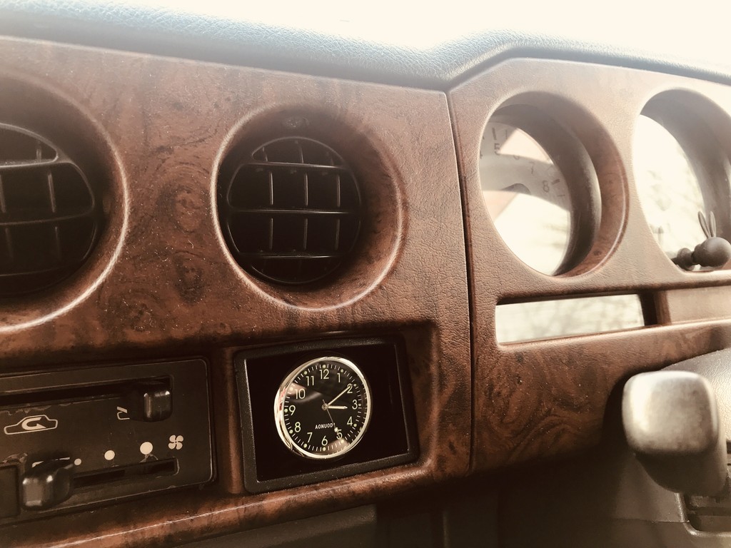 ジムニー　アナログ時計 JA11ジムニー純正オプションアナログ時計 傾斜計セット