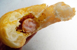 ソーセージの塩ロール