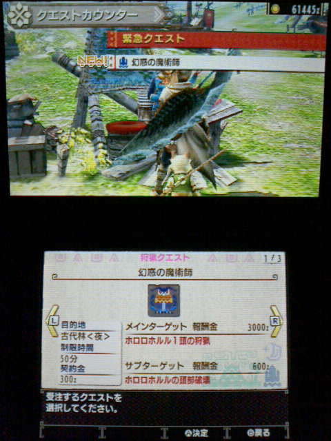Mhx 装備作り ホロロホルル防具一式 下位 裏ブログ Urataidou部