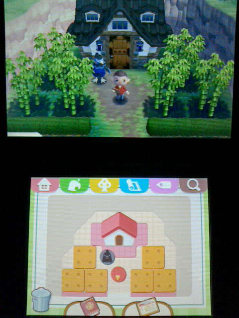 3ds どうぶつの森 ハッピーホームデザイナー プレイ日記25 忍ばない忍者屋敷 裏ブログ Urataidou部