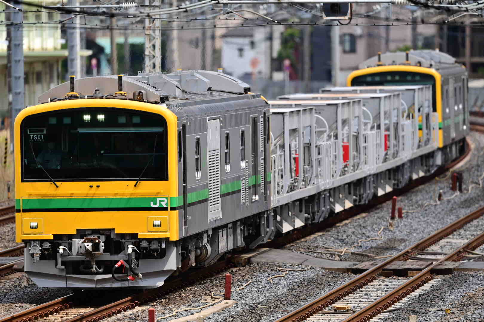 5 28 Gv E197系 尾久報道公開返却回送 ワラ鉄２