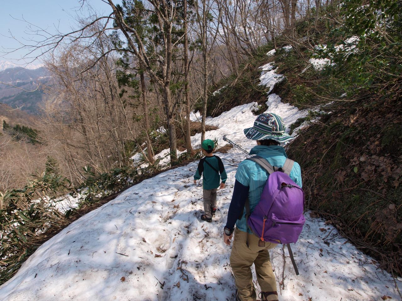 家族でハイキング 小谷村真木 北信州探検日記