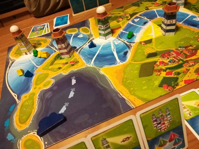 灯台の明かり ダイスセトラーズ ライフスタイル 第95回花土ゲーム会 移動ボードゲームおじさん うりおのボードゲーム日記