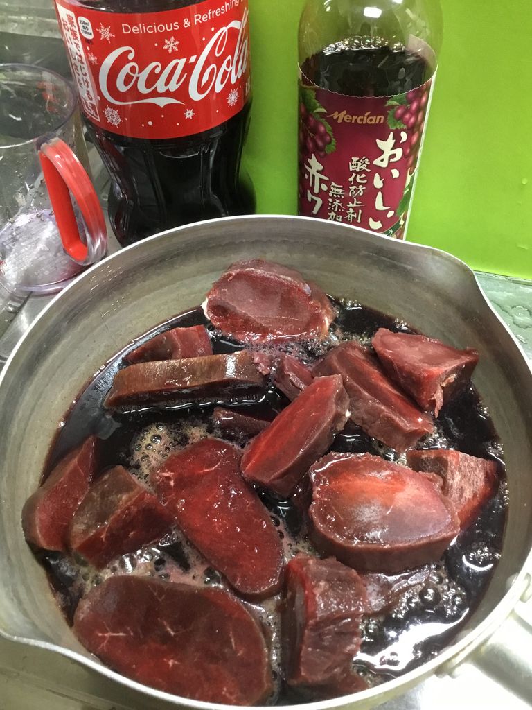 鹿肉のコーラ煮 夫が山で狩って来た肉を料理するブログ