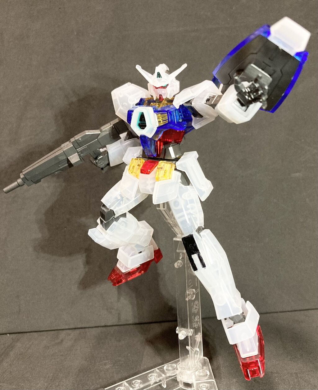 イベント限定】HGガンダムAGE-1 ノーマル [クリアカラー] レビュー 銀
