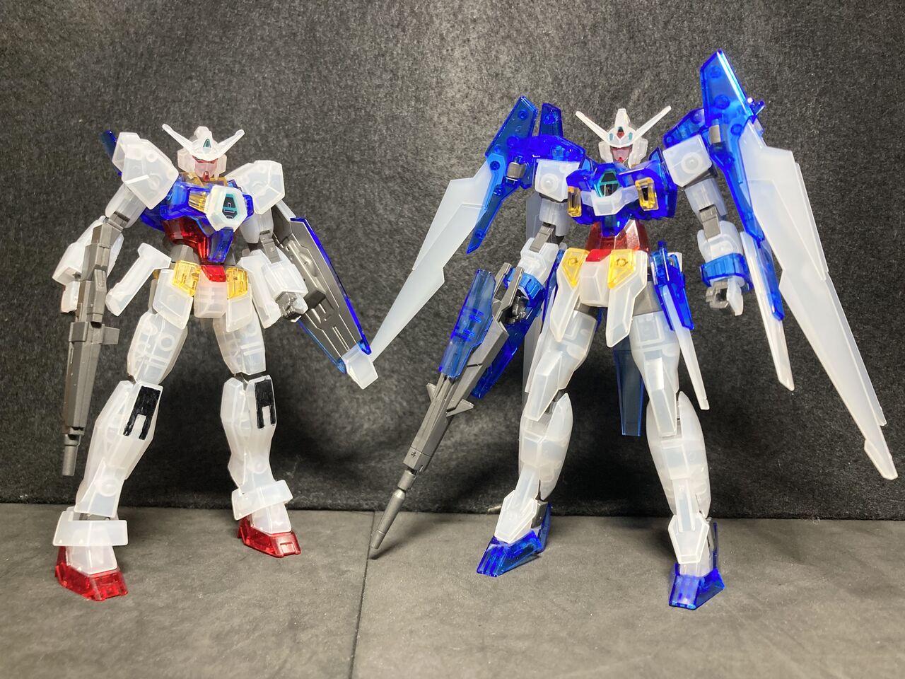 イベント限定】HGガンダムAGE-2 ノーマル [クリアカラー] レビュー 銀