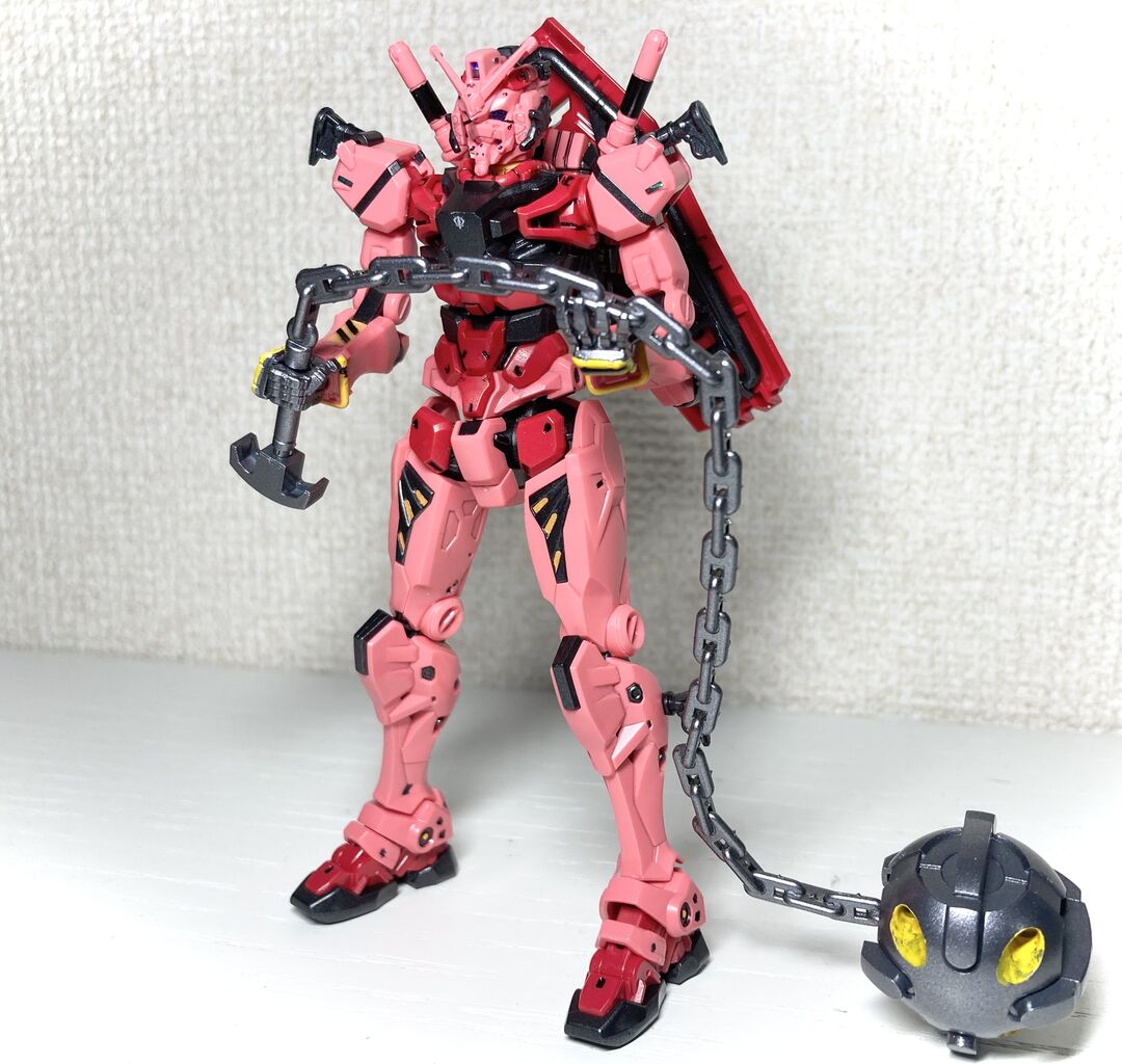 HG 1/144 赤いガンダムの塗装完成見本を展示,GUNDAM NEXT FUTURE