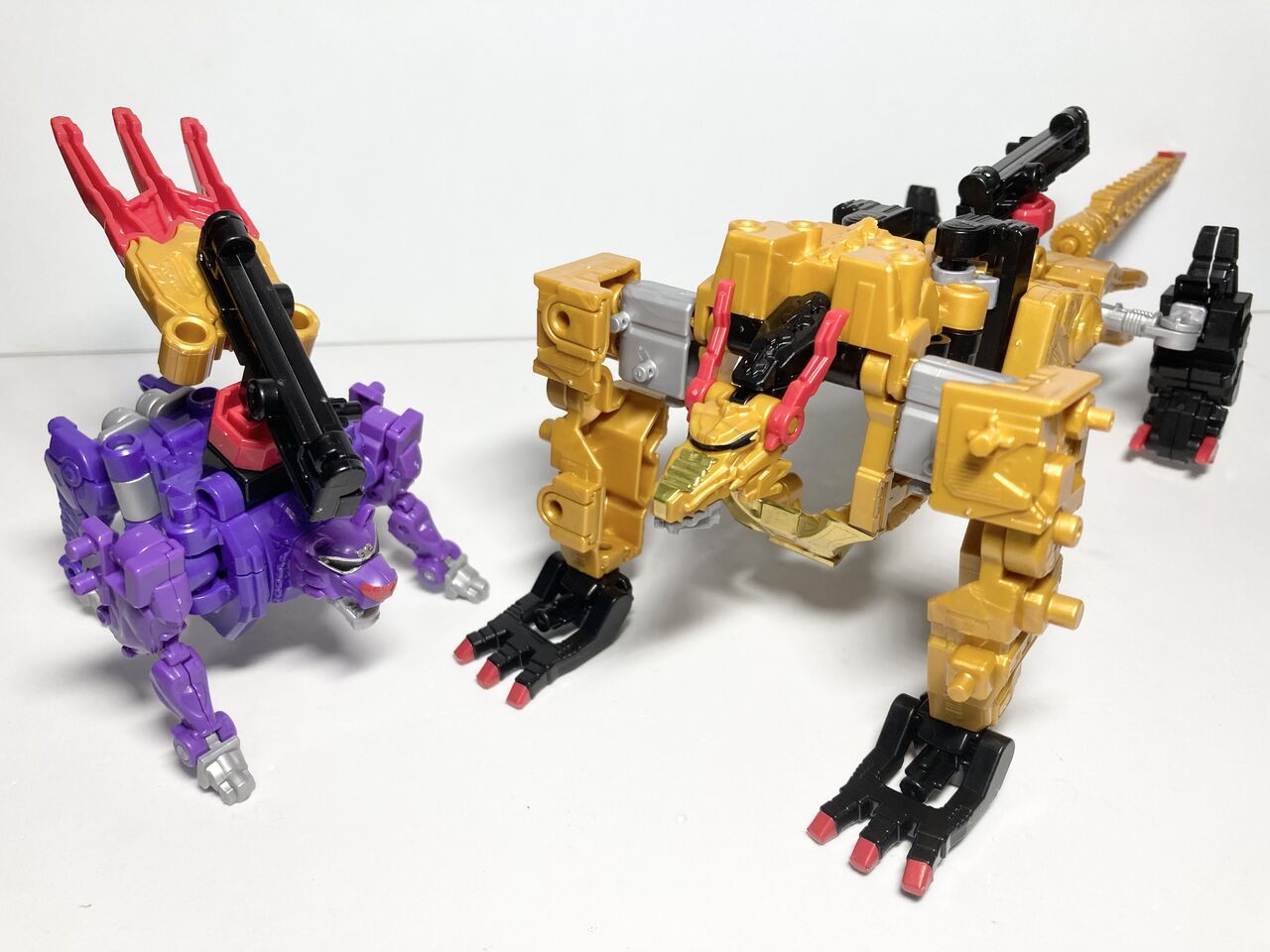 ミニプラ】虎龍攻神 レビュー！トラドラオニタイジン合体も！ 銀竜
