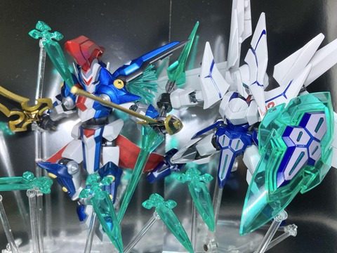 【新品・未組立品】LBX アキレスD9 オーディーンMk-2 セット ダンボール戦機W」より「LBXアキレスD9」「LBXオーディーンMk-2