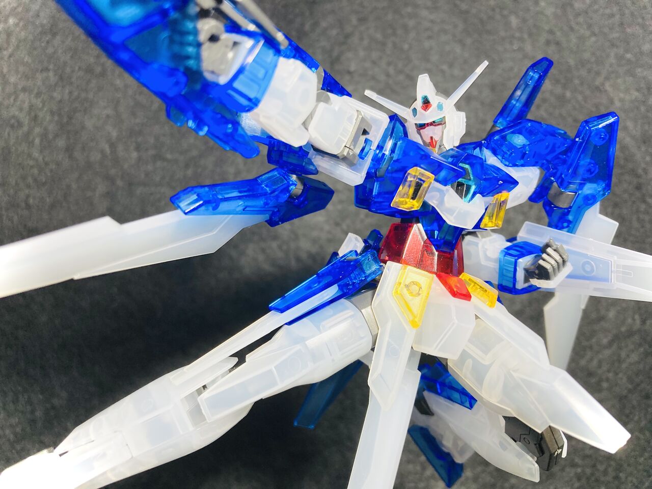 イベント限定】HGガンダムAGE-2 ノーマル [クリアカラー] レビュー 銀