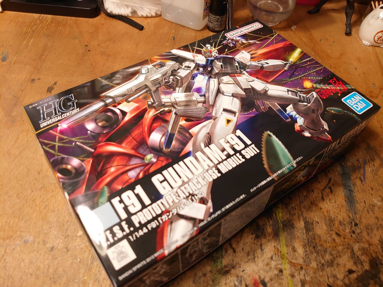 HGガンダムF91。 : 玩具オジサンの机