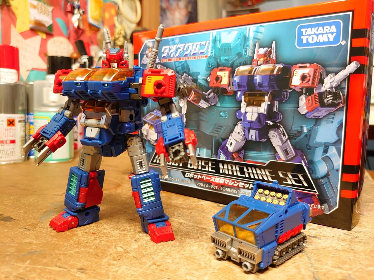 ジャンク訳アリ ダイアクロン ロボットベース搭載マシンセット
