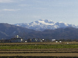 水彩画風白山