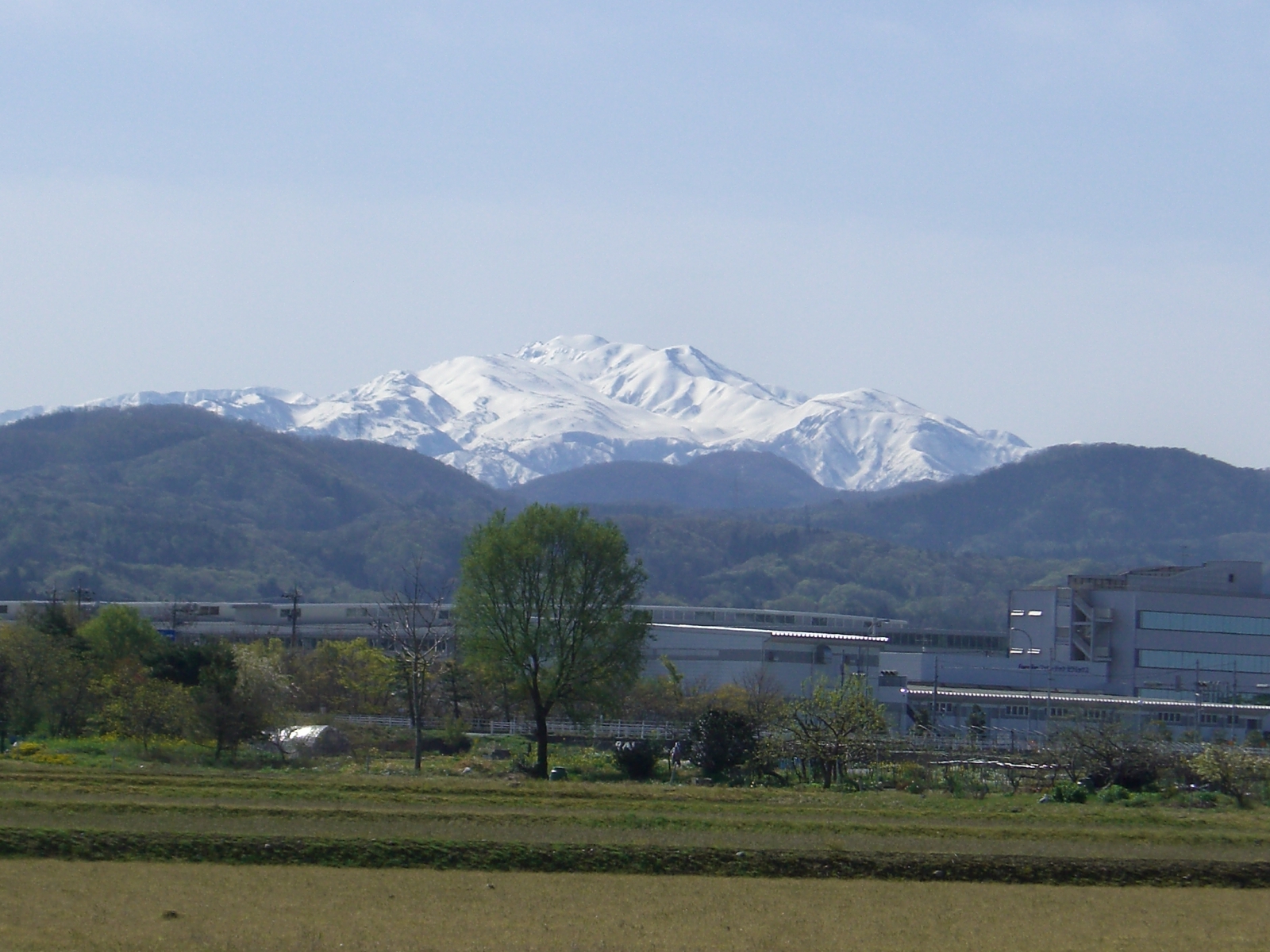 快晴晴天の白山