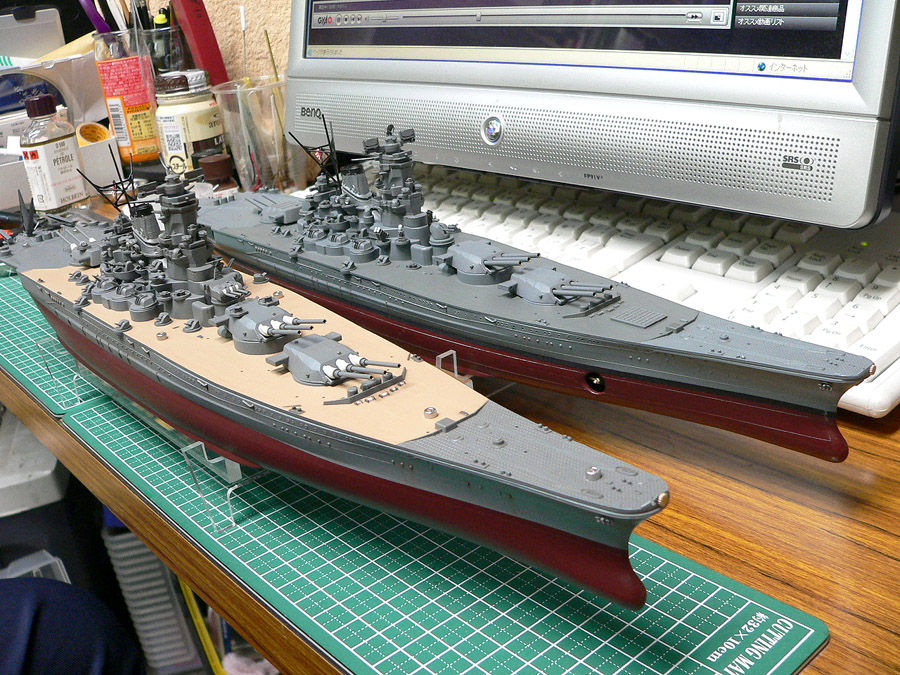 ヴィンテージ 当時モノ 絶版 ニチモ 1/700 戦艦大和 モーター