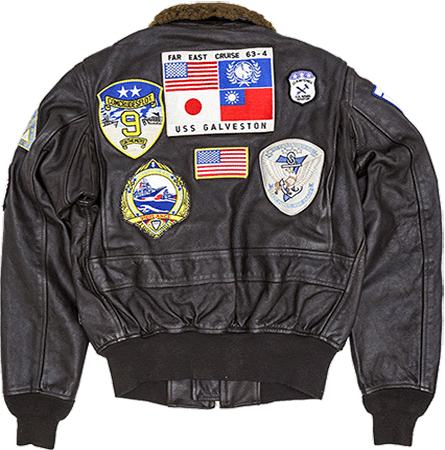 MAX CADYs G-1 フライトジャケット レザー トップガン 白かっ  