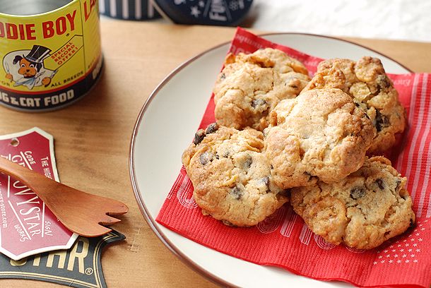 ホットケーキミックスで簡単 さくさく コーンフレークチョコチップクッキー うさぎ食堂へようこそ Powered By ライブドアブログ