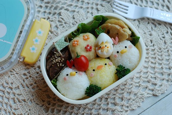 ★うさぎ食堂へようこそ★-ひよこ　キャラ弁