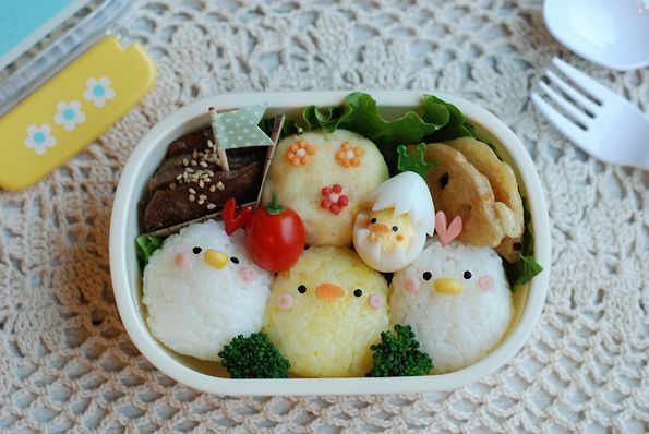 ★うさぎ食堂へようこそ★-ひよこ　キャラ弁