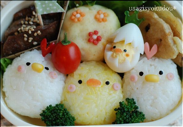 ★うさぎ食堂へようこそ★-ひよこ　キャラ弁