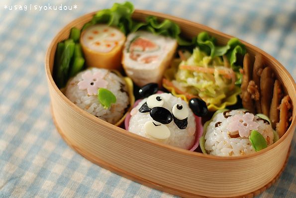 キャラ弁　パンダ