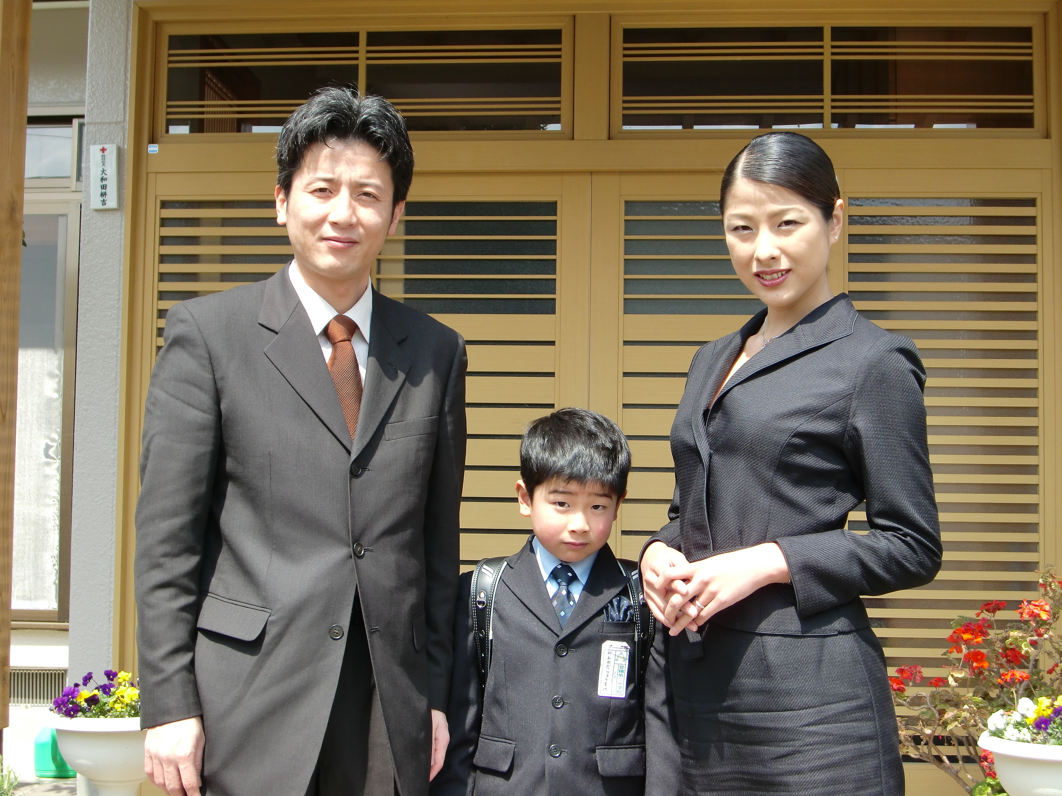 入学式　母子 入学式 : maplesugar