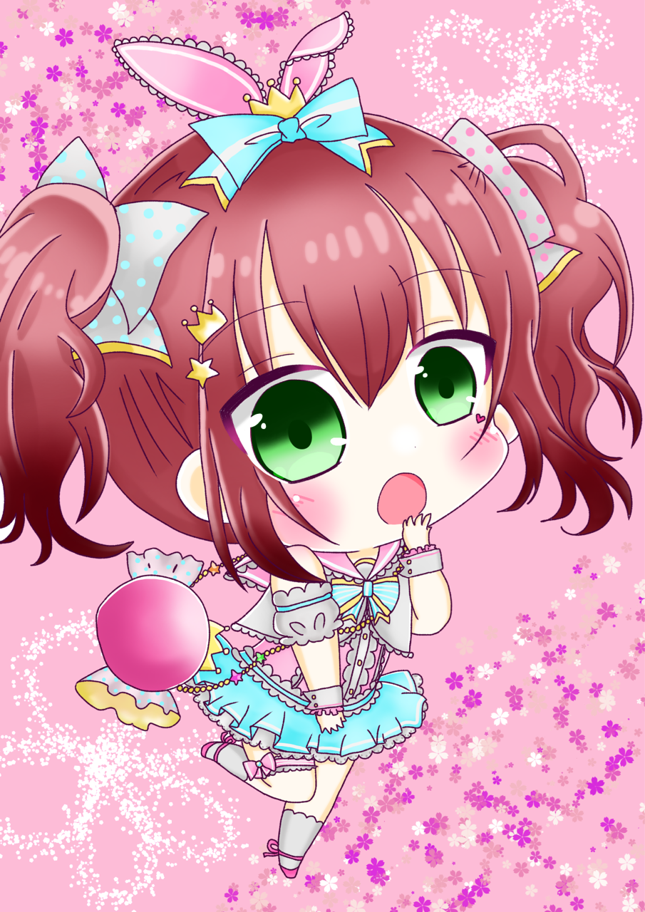 イラスト修行の記録 その2 Sidem ラブライブ 刀剣乱舞 うさぎの桜