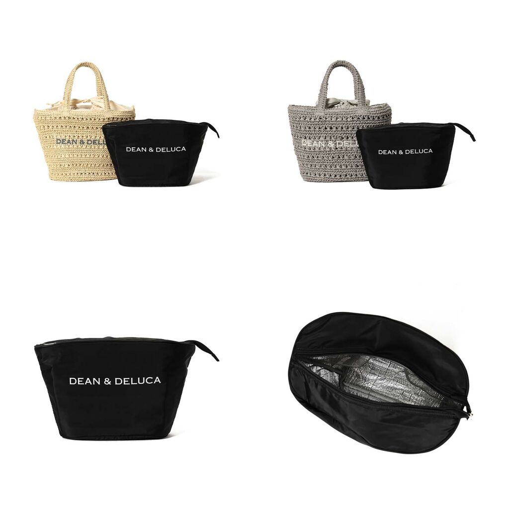 DEAN&DELUCA×BEAMS　クロッシェバスケットバッグ M DEAN & DELUCA】BEAMS COUTUREとのコラボレーション 手仕事の