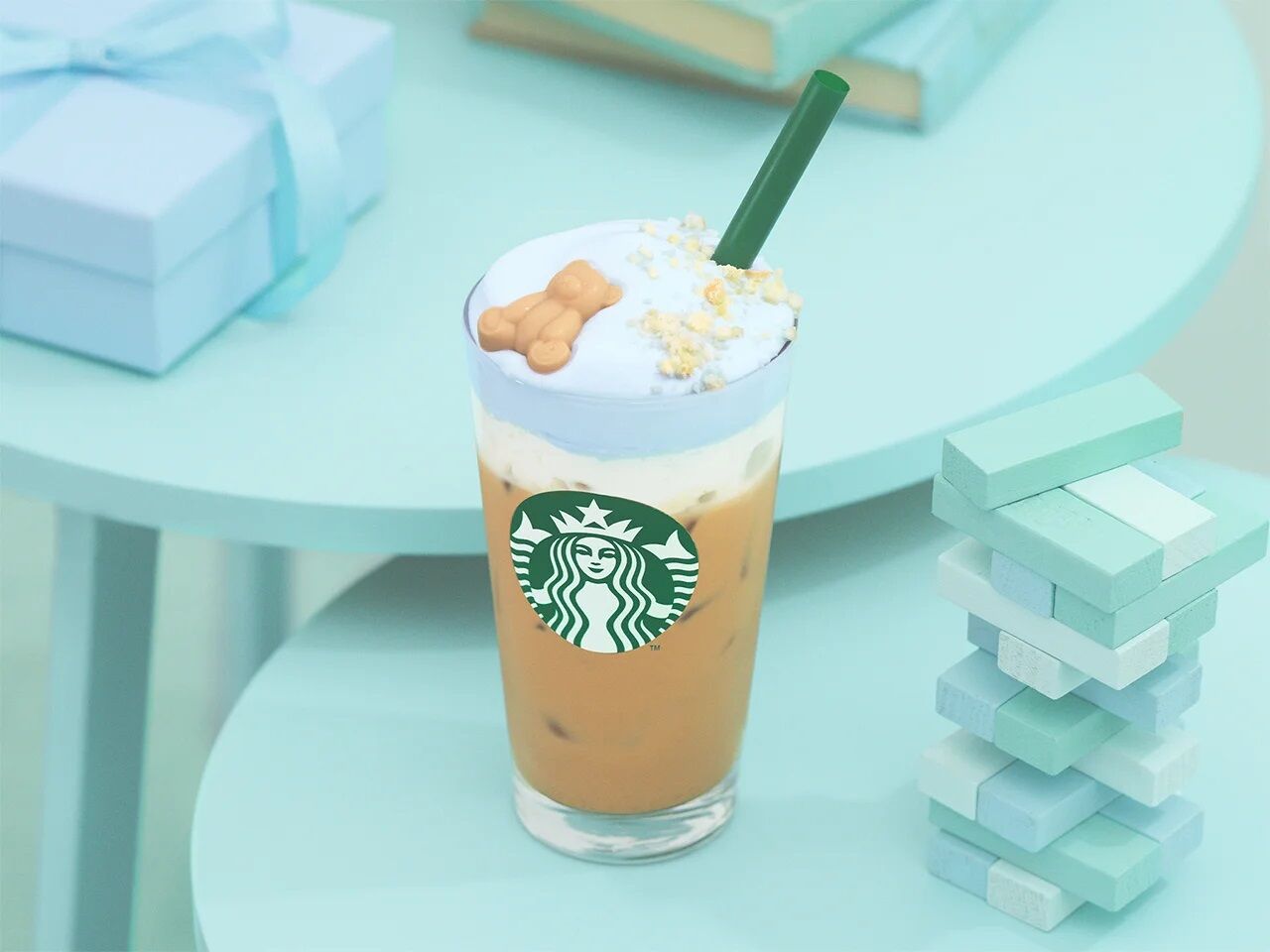 STARBUCKS スタバ スターバックス ジェラ ピケ ボーダーステンレスTOGO