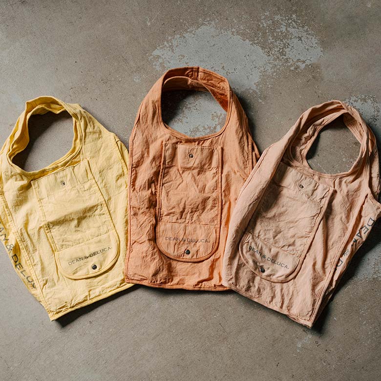 DEAN & DELUCA】天然染め『ショッピングバッグ』発売！”世界に一つ