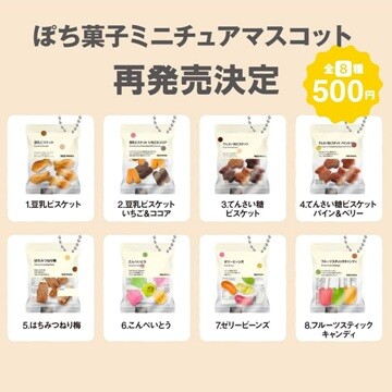 話題沸騰【無印ガチャ】再販でようやくゲット！ぽち菓子と不揃い