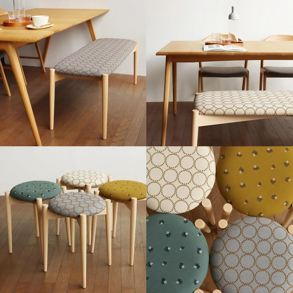 ミナペルホネン】minä perhonen×三島家具！タンバリン柄が素敵な新作