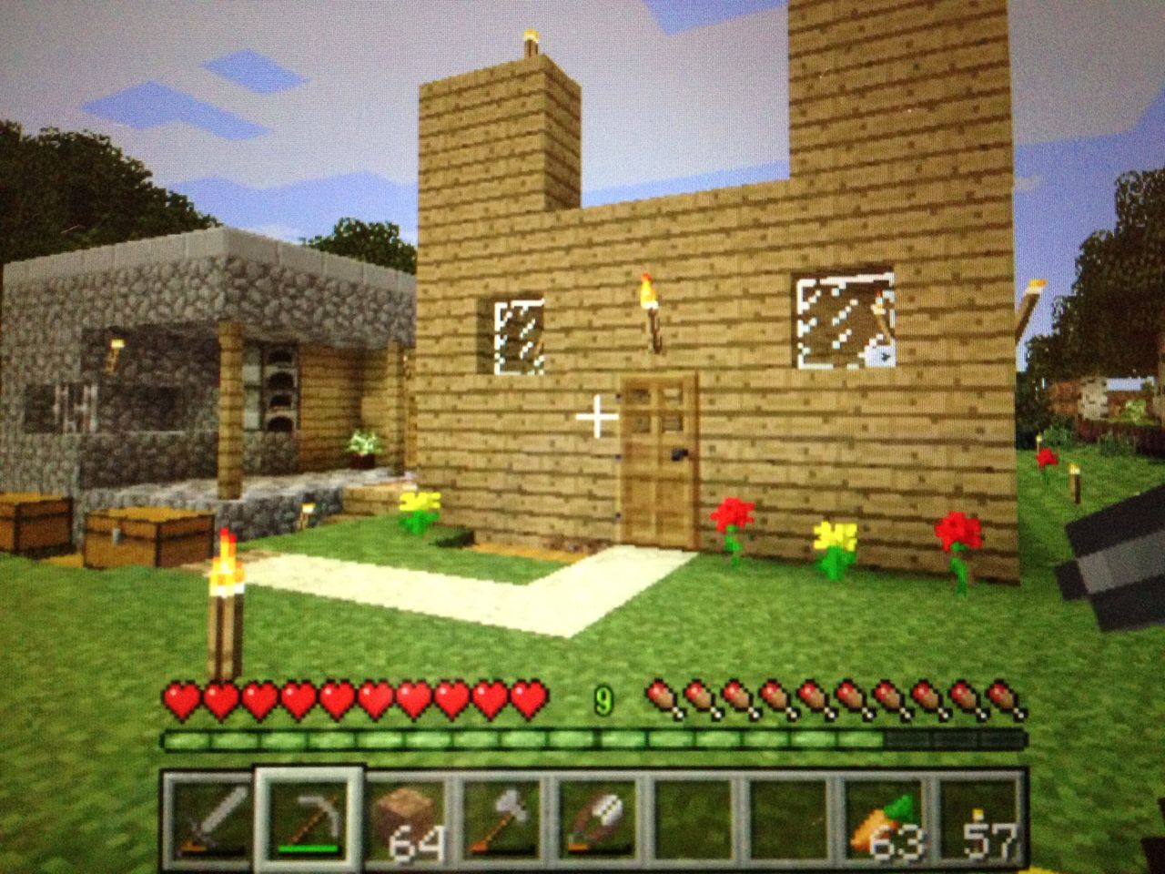 うさぎの家造り と オオカミさん うさぎのマインクラフト うさぎの家造り と オオカミさん うさぎのマインクラフト