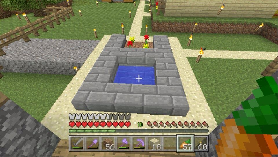 村を整備 見張り台や整地など うさぎのマインクラフト 村を整備 見張り台や整地など うさぎのマインクラフト