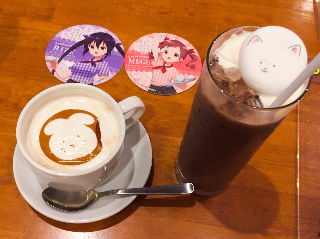 一羽 ごちうさカフェに行ってきたぞい うさーのお絵かき練習記 一羽 ごちうさカフェに行ってきたぞい うさーのお絵かき練習記