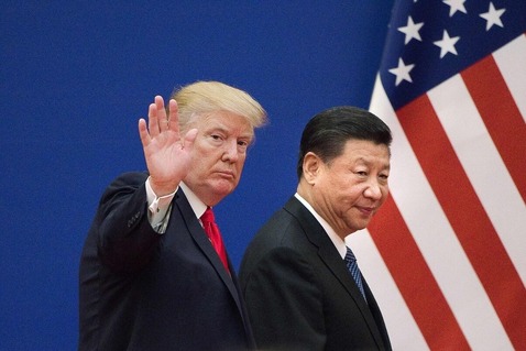 米トランプ大統領、中国習近平国家主席