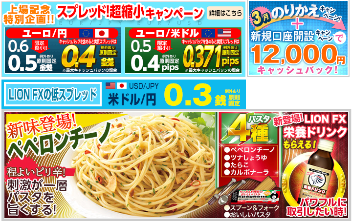 ヒロセ通商3月キャッシュバック