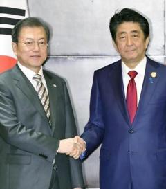 ドスを効かせた安倍首相 「韓国政府の責任で解決策を示せ」