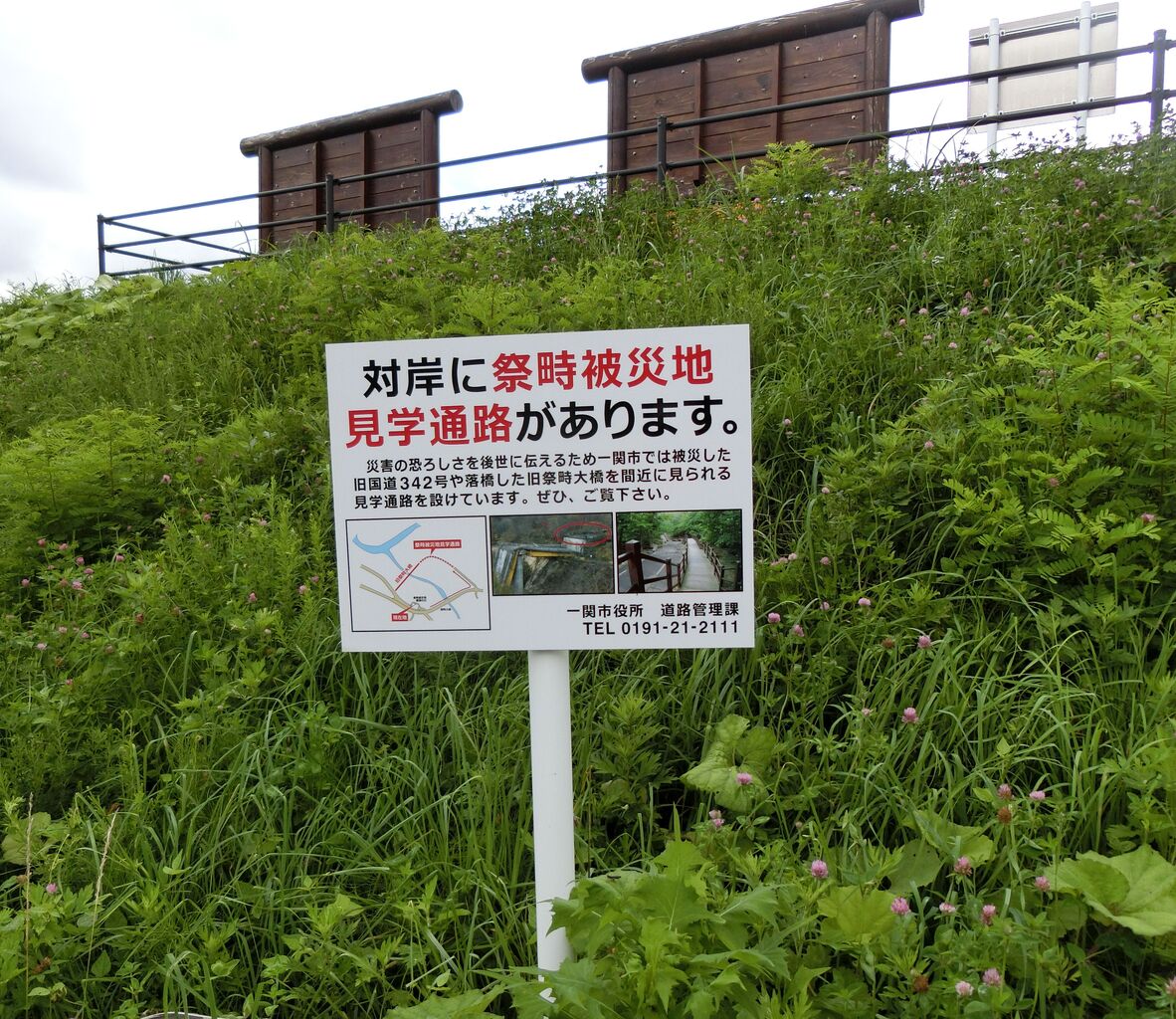 2020/7/24(金) 祭畤（まつるべ）被災地展望の丘 岩手県 ウシ子とウシ夫の牛歩旅