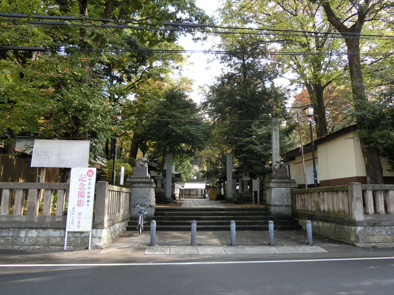 18 11 5 月 ツキをもらいに調神社 埼玉県 ウシ子とウシ夫の牛歩旅