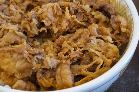 【画像あり】ワイ、すき家にてキング牛丼に挑むも多すぎて無事死亡ｗｗｗｗｗ