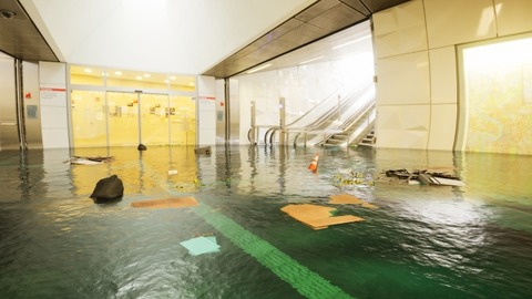 【呆然】地下鉄「なんかコンクリートの隙間から地下水が染み出してるからとりあえずビニールで覆っとくか....」→結果・・・・