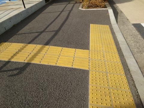 【悲報】Twitter女子「点字ブロック邪魔すぎ！これ必要な人全員死んでほしい！！」→