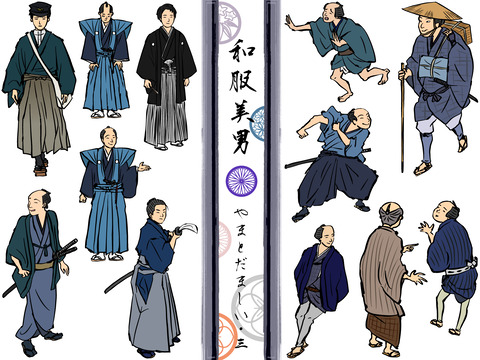 【画像】江戸明治の侍のファッション、カッコいいｗｗｗｗｗｗｗｗｗｗ