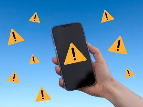 【画像】絶対やるな！スマホのNG行為がこちらｗｗｗｗｗｗｗ