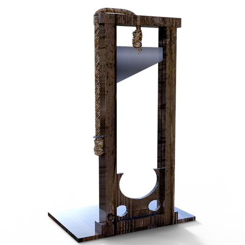 【閲覧注意】「10万人にありがとう、もれなくギロチンプレゼント」