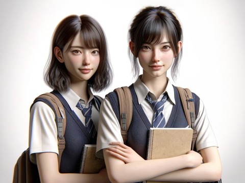 【GIF】ぐうかわJKさん、口内発射されてしまう・・・